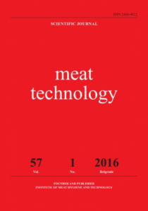 Meat technology 57 (2016) 1